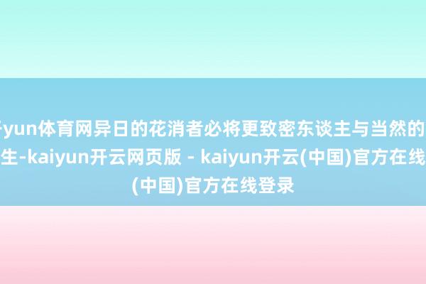 开yun体育网异日的花消者必将更致密东谈主与当然的和解共生-kaiyun开云网页版 - kaiyun开云(中国)官方在线登录